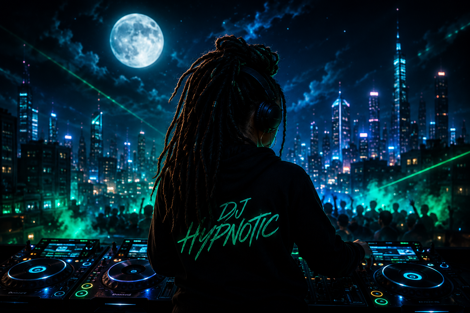 DJ Hypnotic behind the scenes
